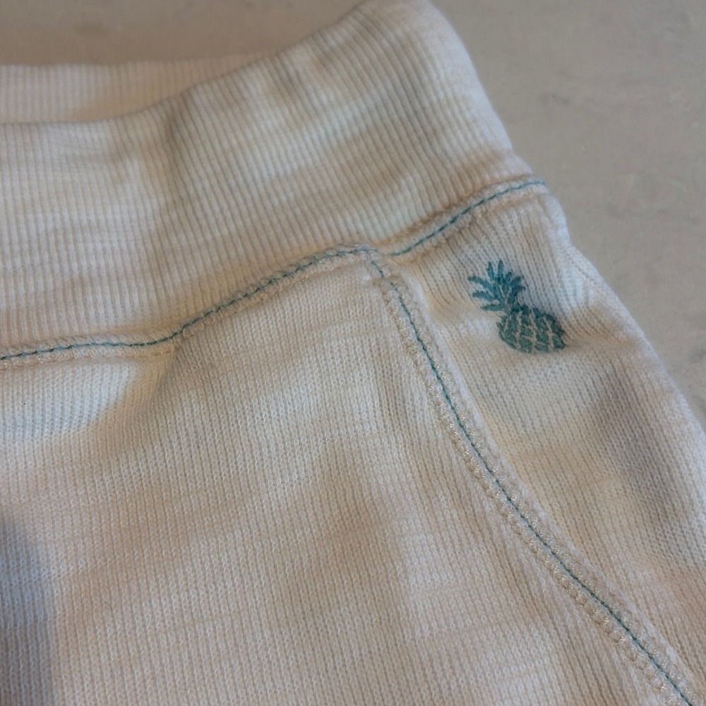 Tommy Bahama Lounge Shorts Womens Medium White Waffle Knit Coastal Beachy Sleep - Picture 5 of 8